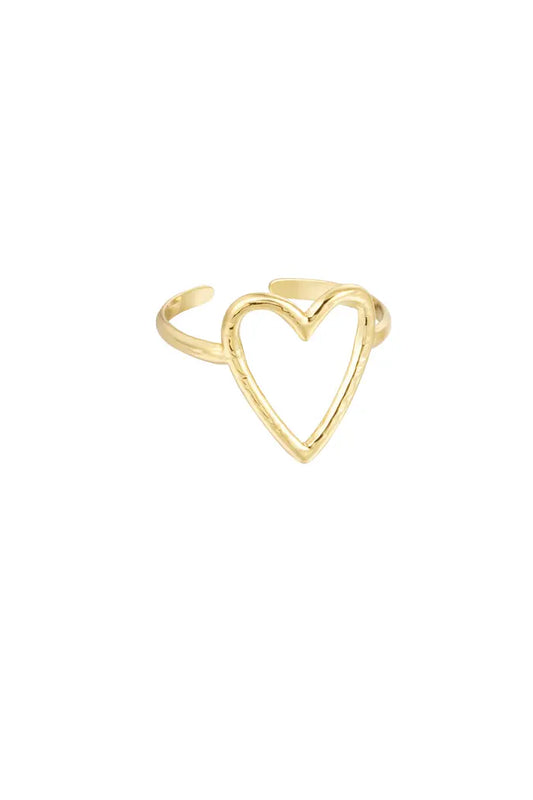 Heart shaped (ring)