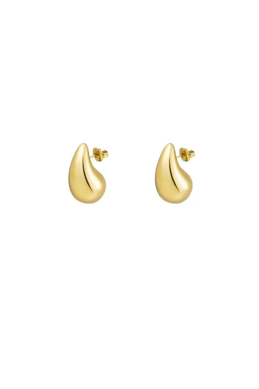 Golden drop - medium (earrings)