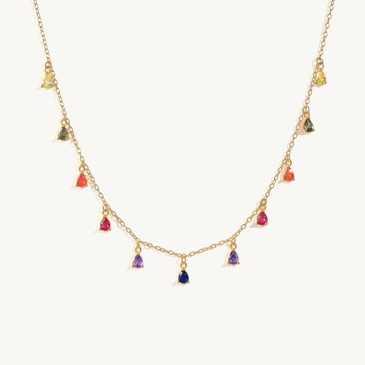 Rainbow drops (necklace)