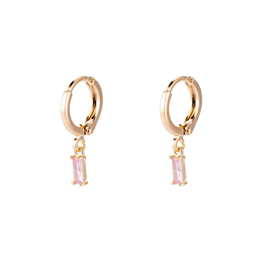 Light pink cube (earrings)